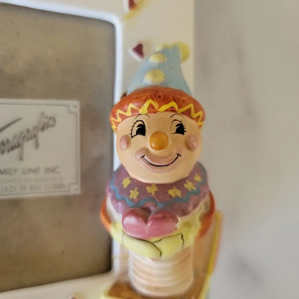 Terragrafics Picture Frame 90s vintage clown jack in the box